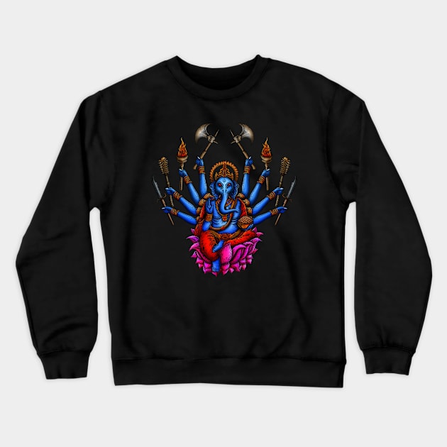 GANESHA ART Crewneck Sweatshirt by HornArt